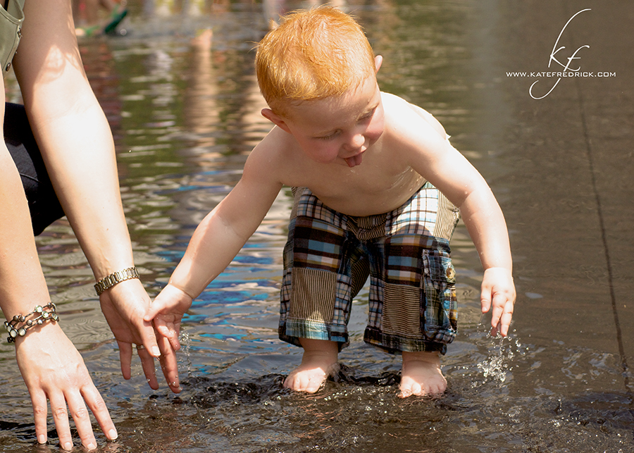 Crown Fountain Family Photographer